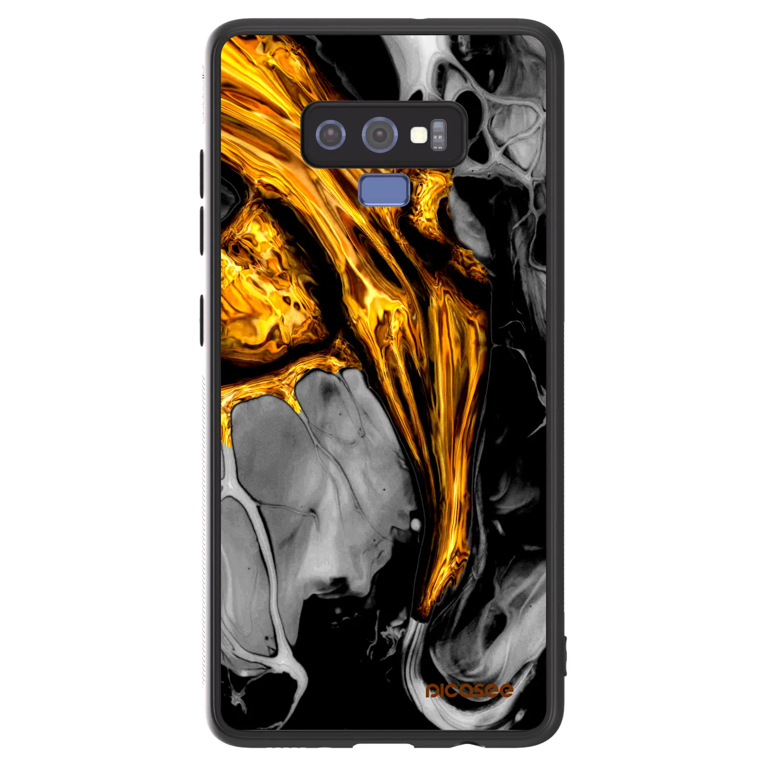 Picasee ULTIMATE CASE für Samsung Galaxy Note 9 N960F - Black Gold