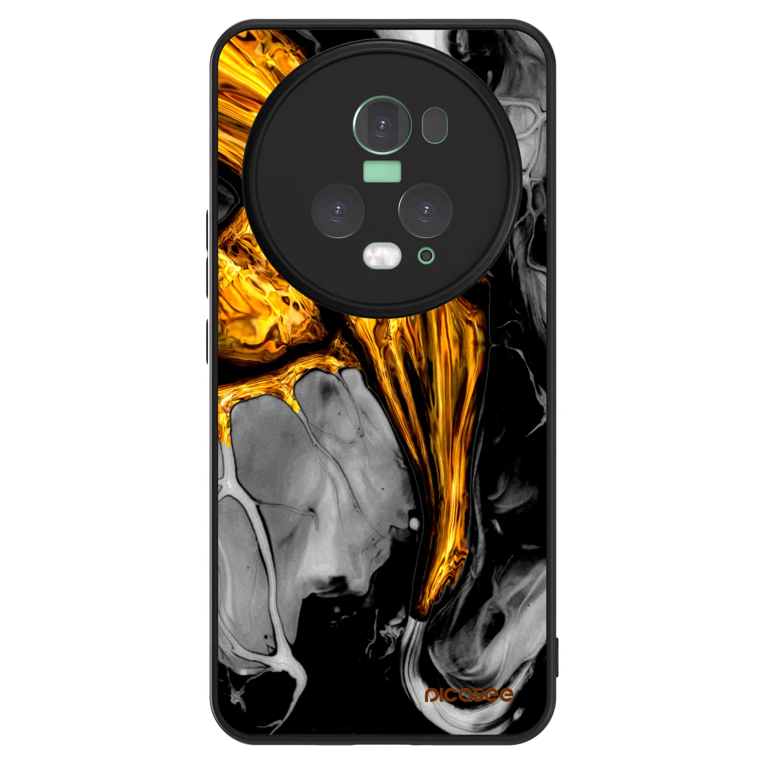 Picasee ULTIMATE CASE für Honor Magic5 Pro - Black Gold