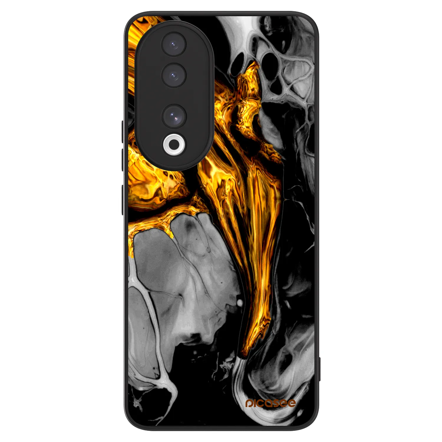 Picasee ULTIMATE CASE für Honor 90 5G - Black Gold