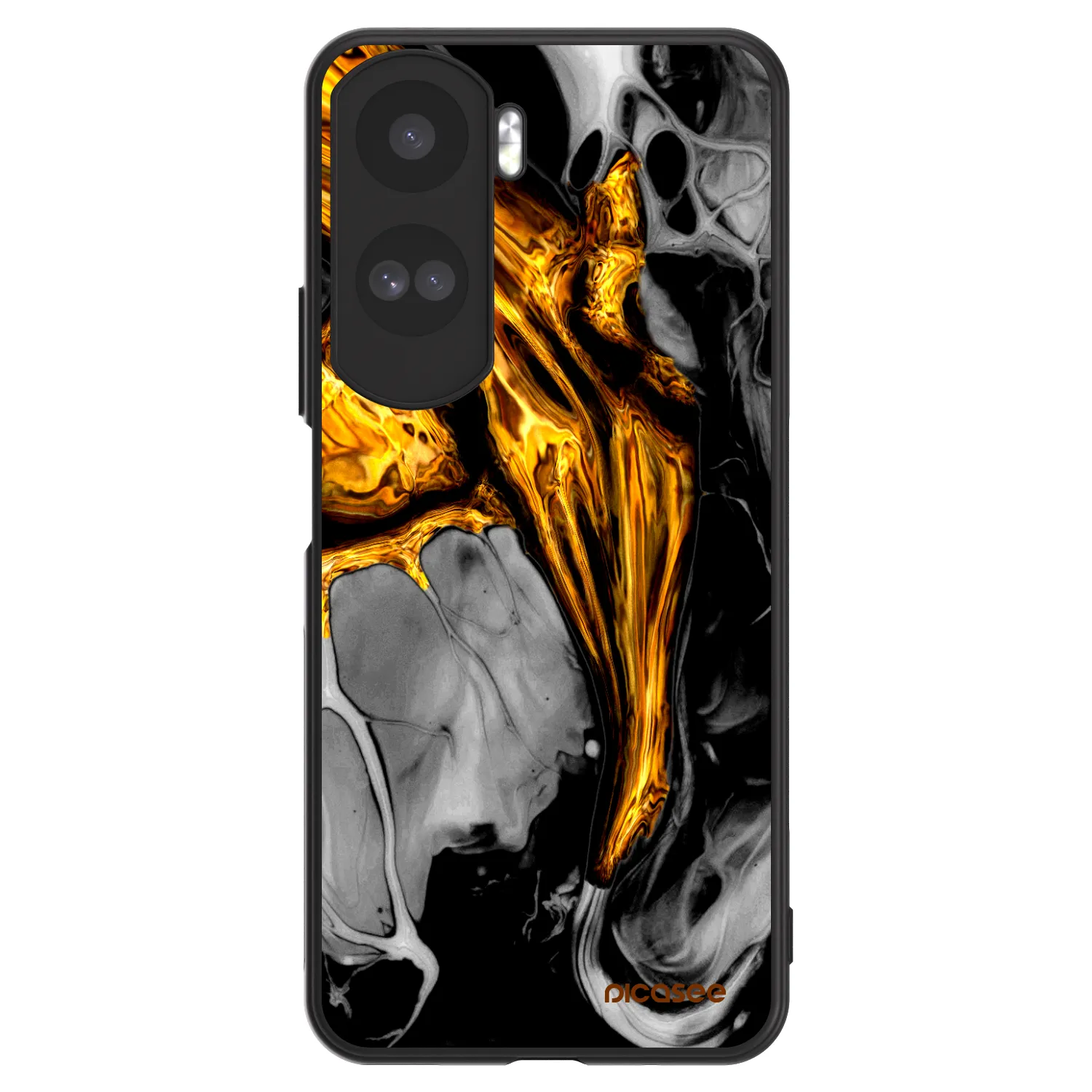 Picasee ULTIMATE CASE für Honor 90 Lite 5G - Black Gold