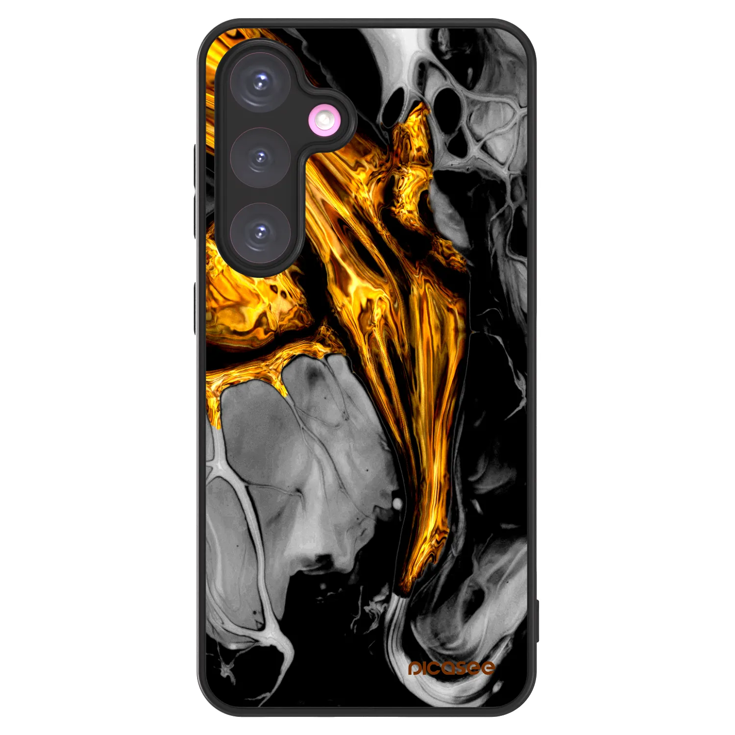 Picasee ULTIMATE CASE PowerShare für Samsung Galaxy S24+ S926B 5G - Black Gold