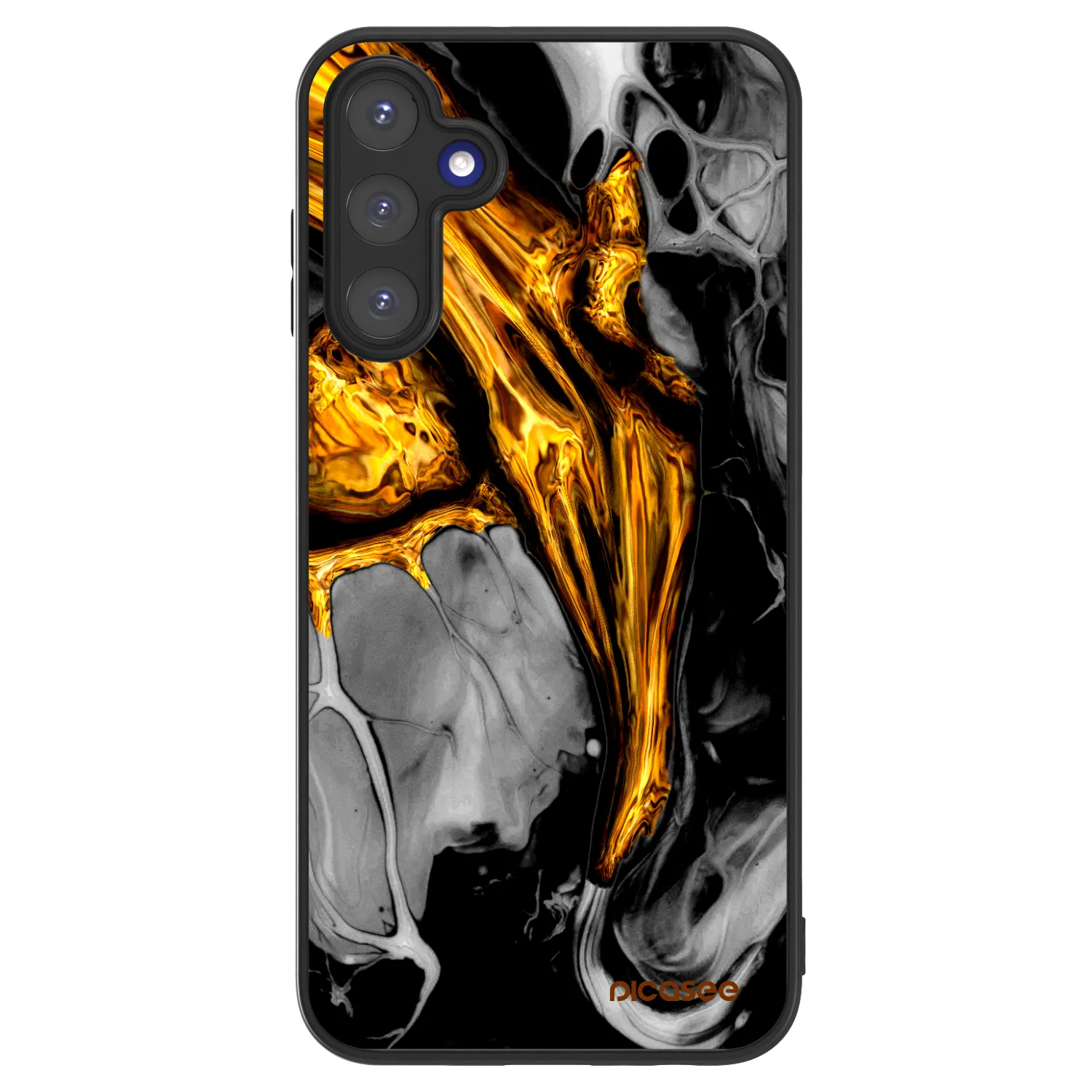 Picasee ULTIMATE CASE für Samsung Galaxy A15 A155F 4G - Black Gold