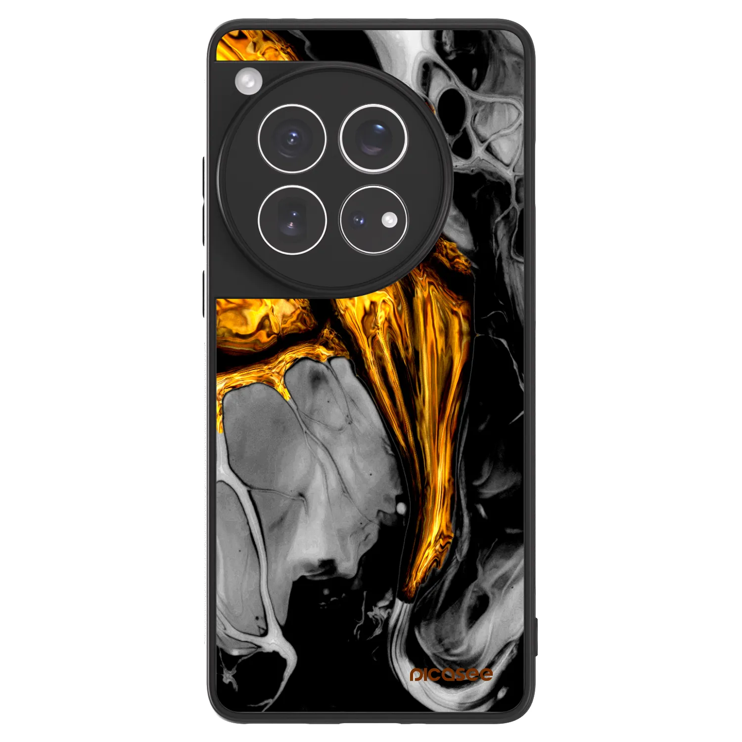 Picasee ULTIMATE CASE für OnePlus 12 5G - Black Gold