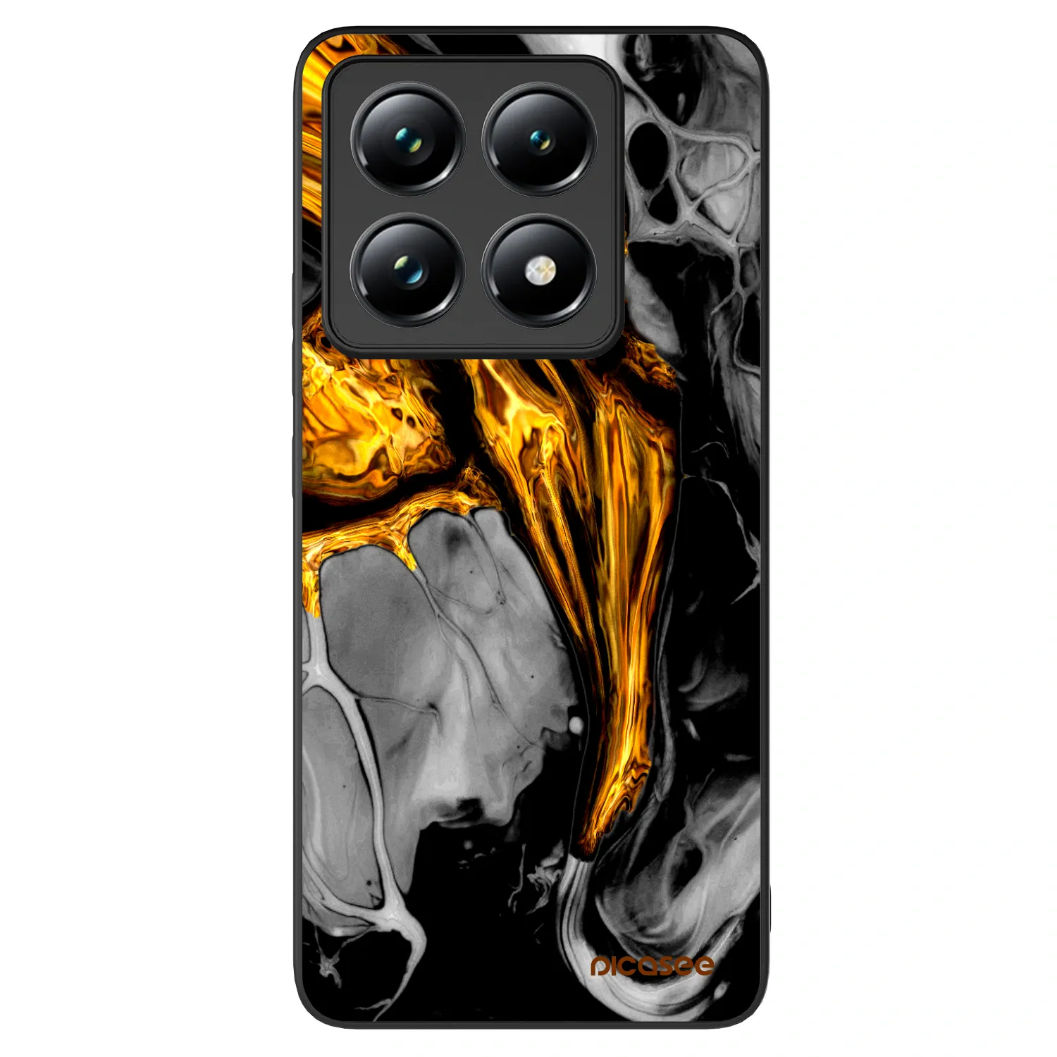Picasee ULTIMATE CASE für Xiaomi 14T Pro - Black Gold