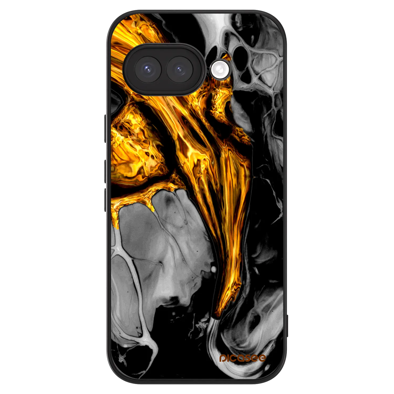 Picasee ULTIMATE CASE für Google Pixel 9a - Black Gold