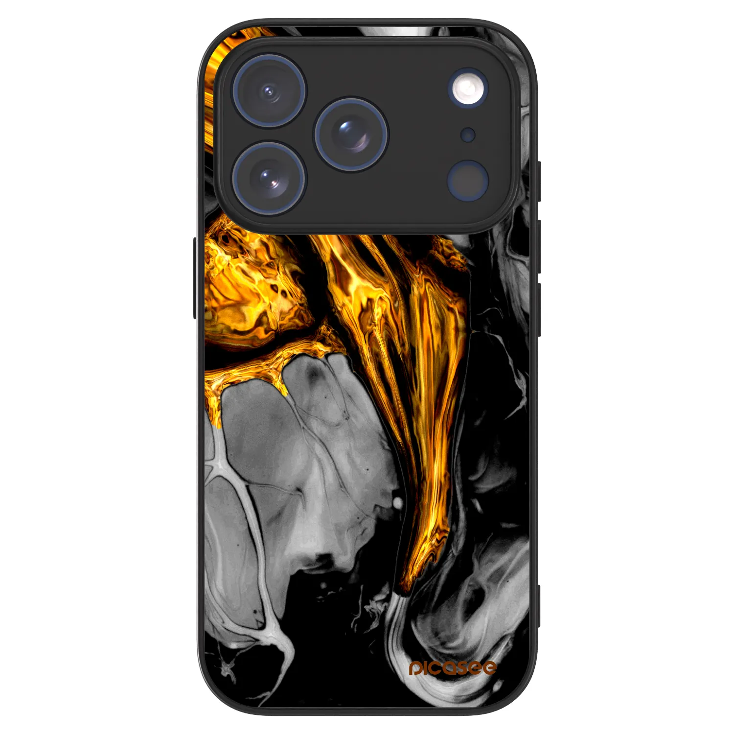 Picasee ULTIMATE CASE für Apple iPhone 17 Pro - Black Gold