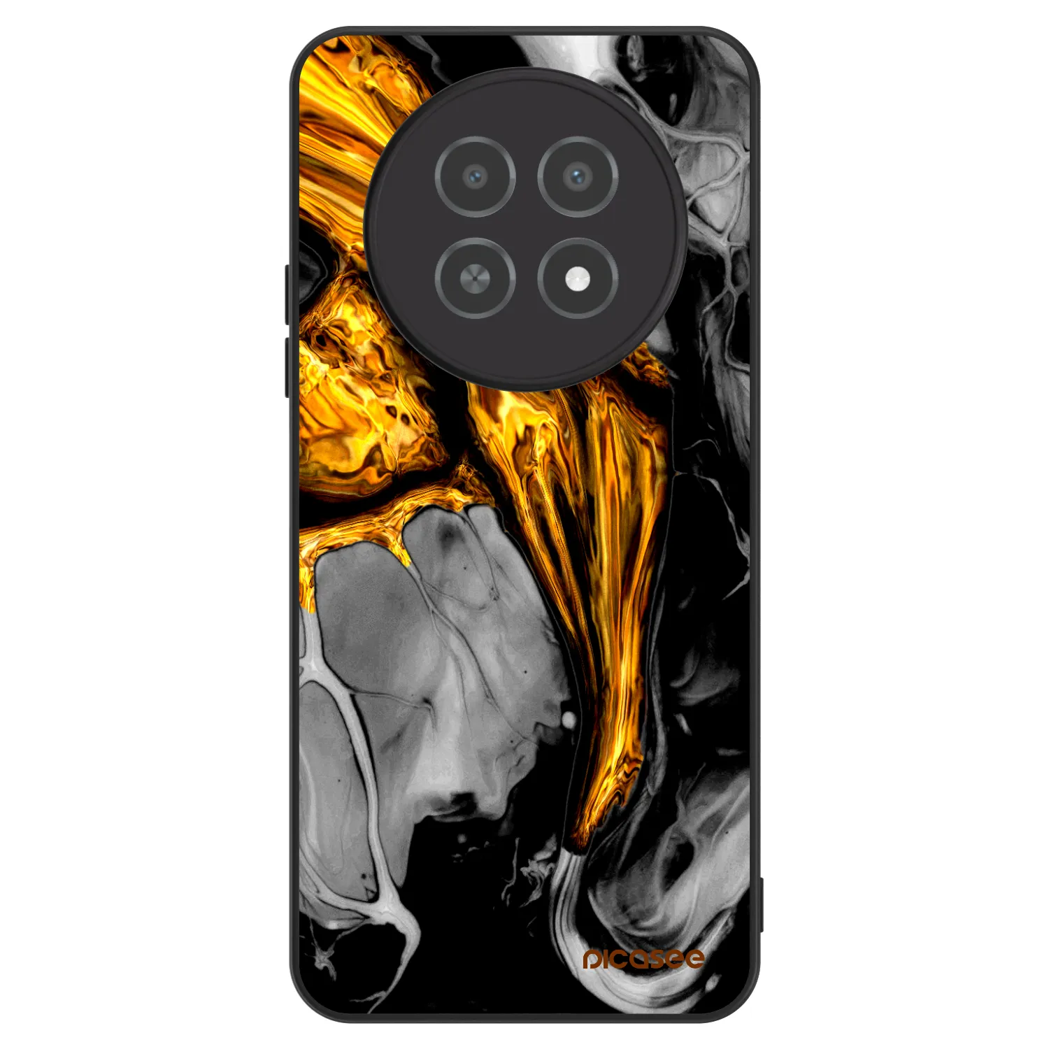 Picasee ULTIMATE CASE für Realme 12X - Black Gold