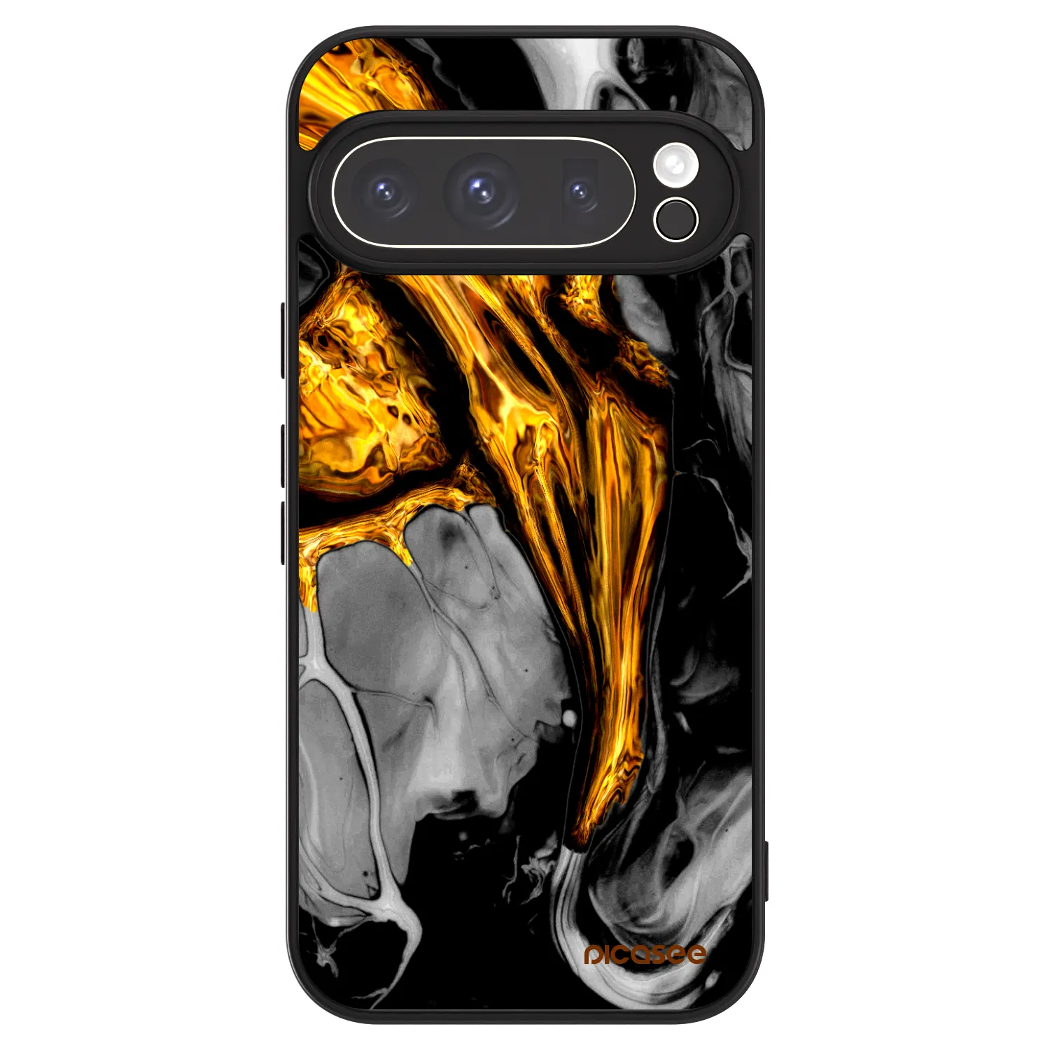Picasee ULTIMATE CASE für Google Pixel 9 Pro XL - Black Gold