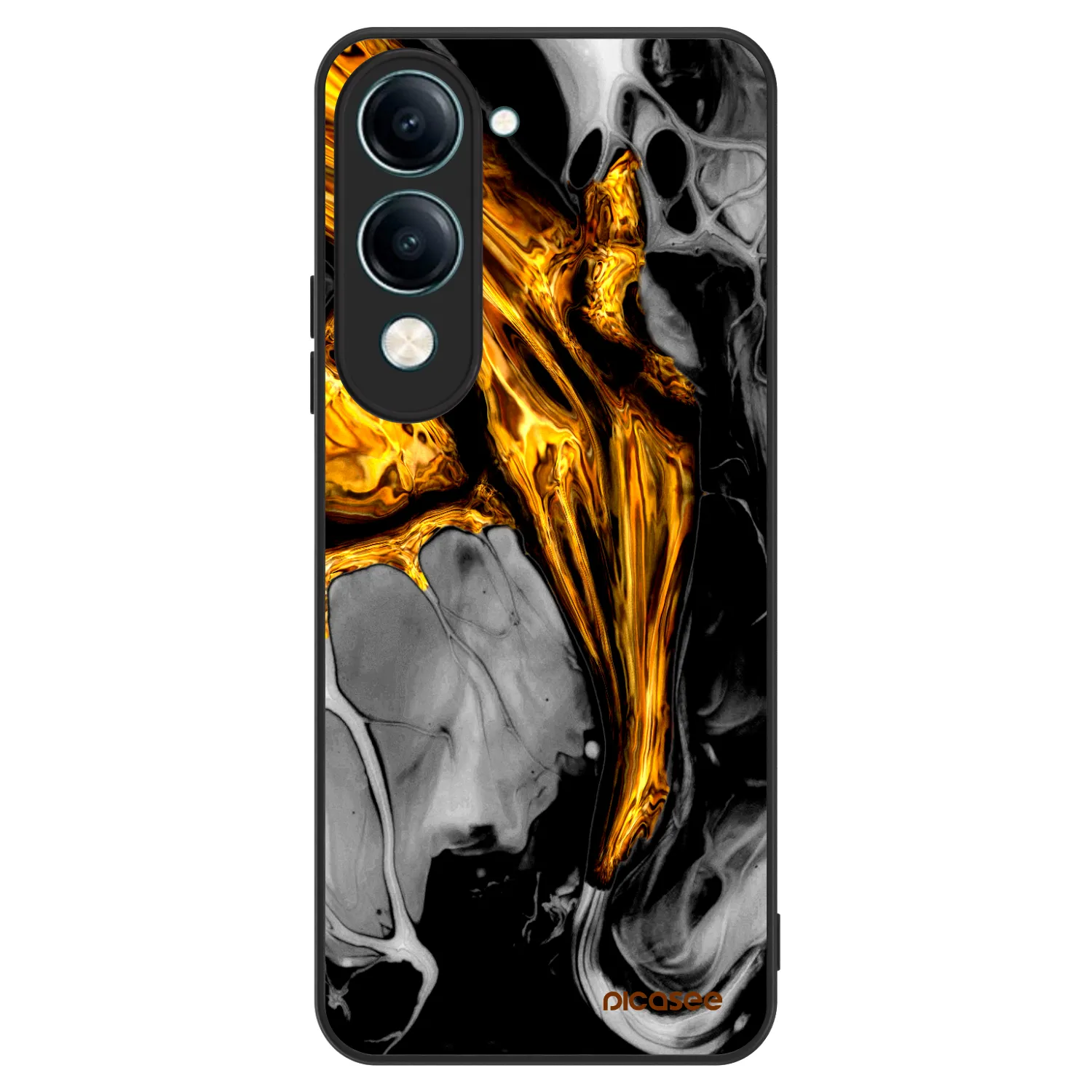 Picasee ULTIMATE CASE für Vivo Y29s 5G - Black Gold