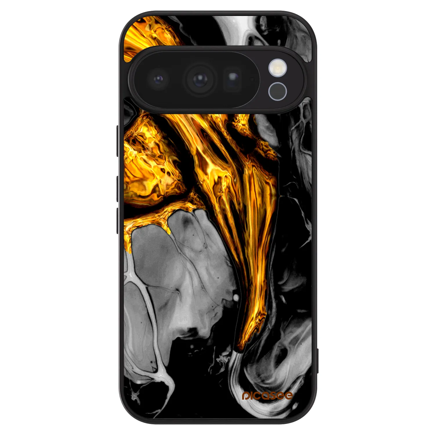 Picasee ULTIMATE CASE für Google Pixel 10 Pro - Black Gold