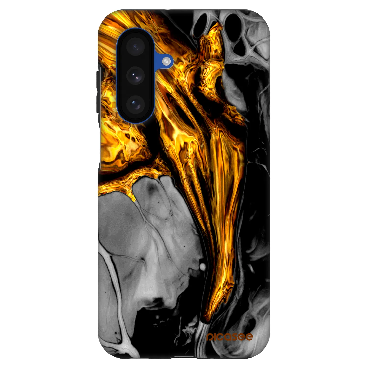 Picasee Fashion Case für Samsung Galaxy A17 5G - Black Gold