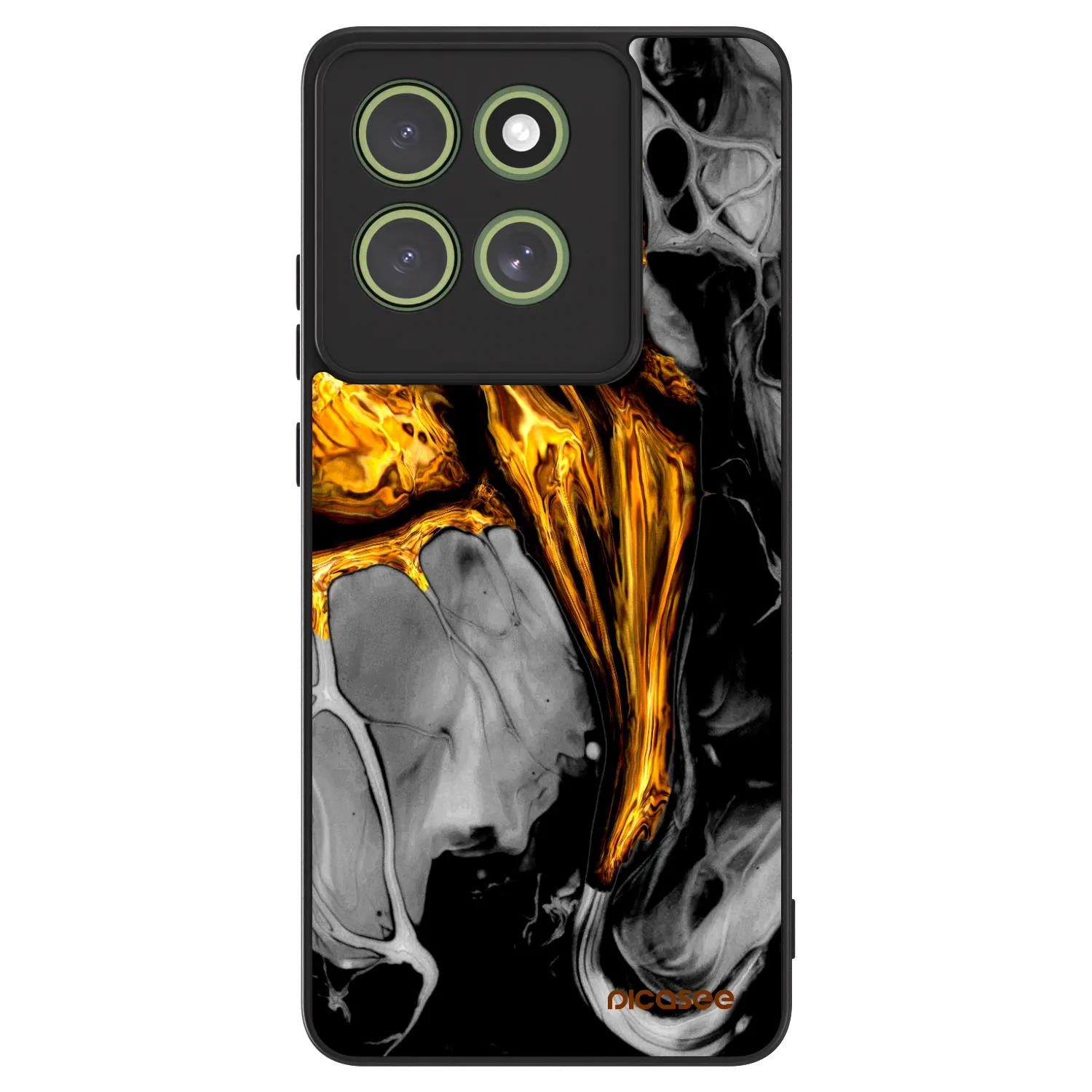 Picasee ULTIMATE CASE für Motorola Moto G86 Power 5G - Black Gold