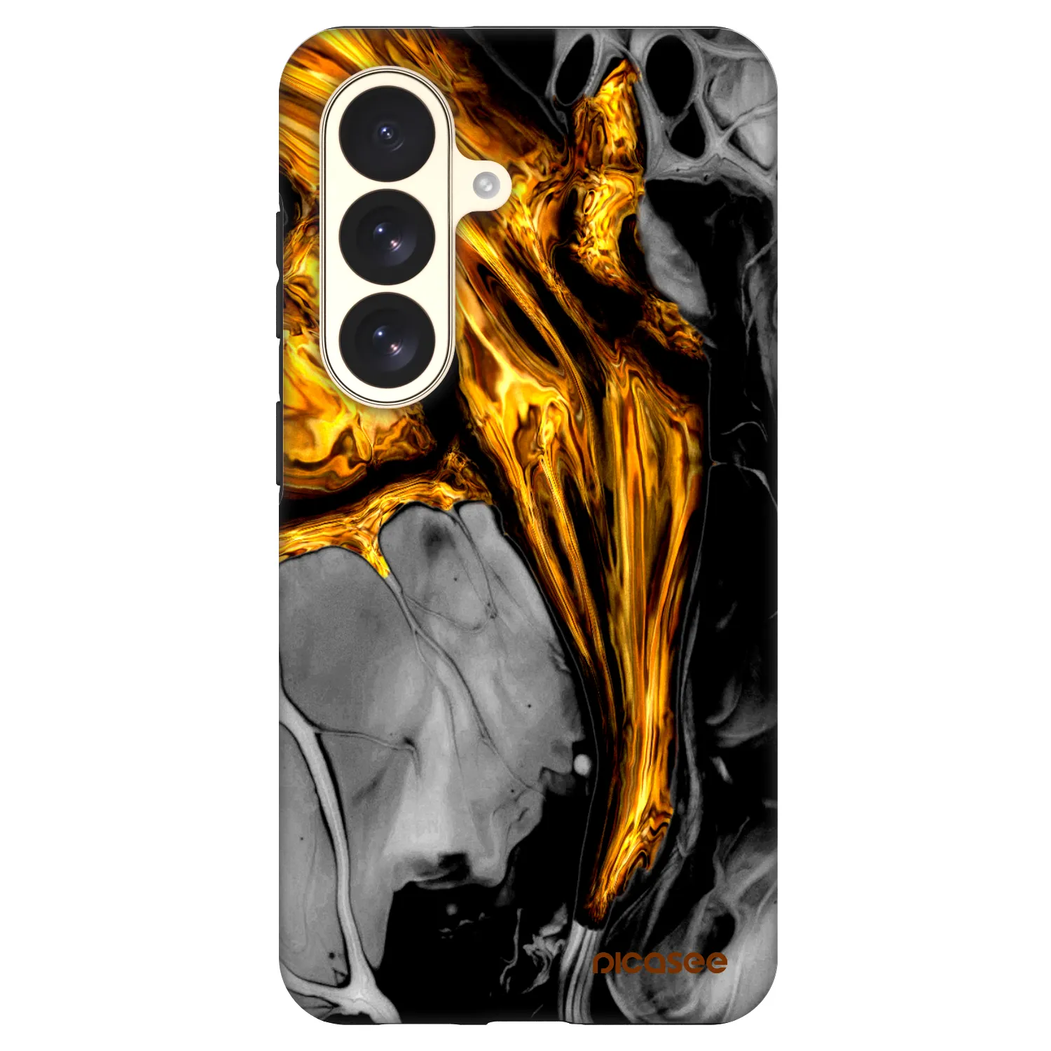 Picasee Fashion Case PowerShare pro Samsung Galaxy S26 - Black Gold