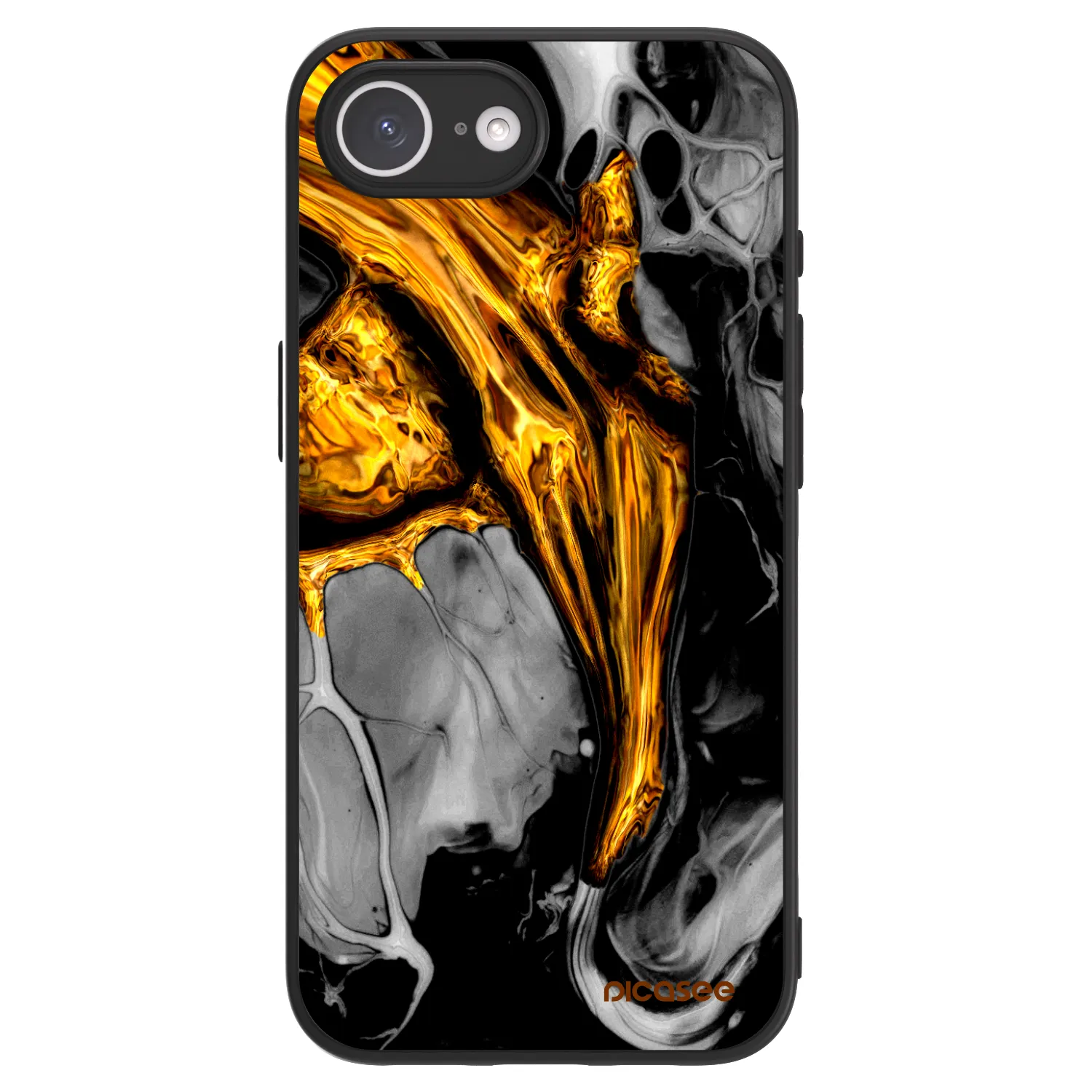 Picasee ULTIMATE CASE für Apple iPhone 17e - Black Gold