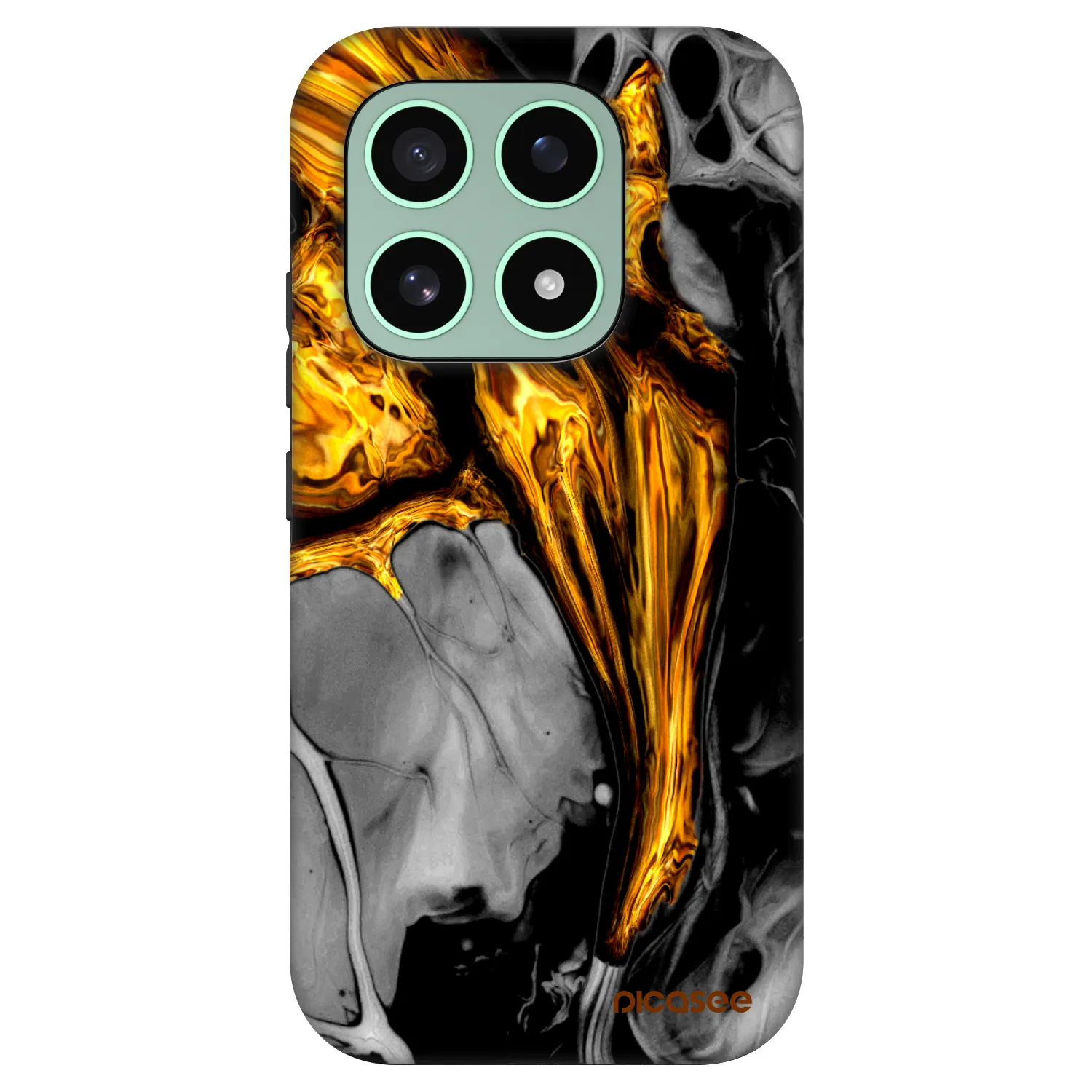 Picasee Fashion Case für Xiaomi 17 - Black Gold