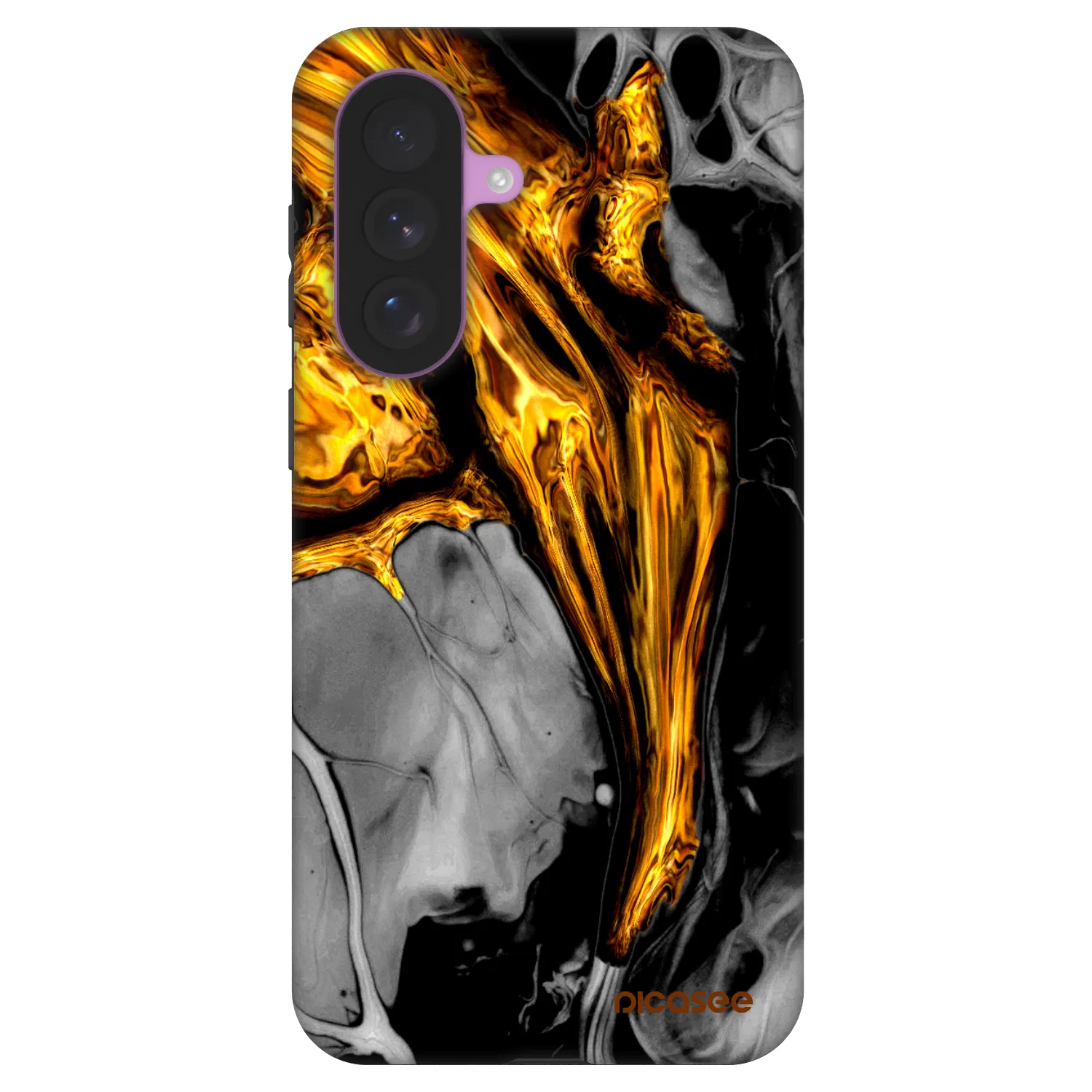 Picasee Fashion Case für Samsung Galaxy A57 5G - Black Gold