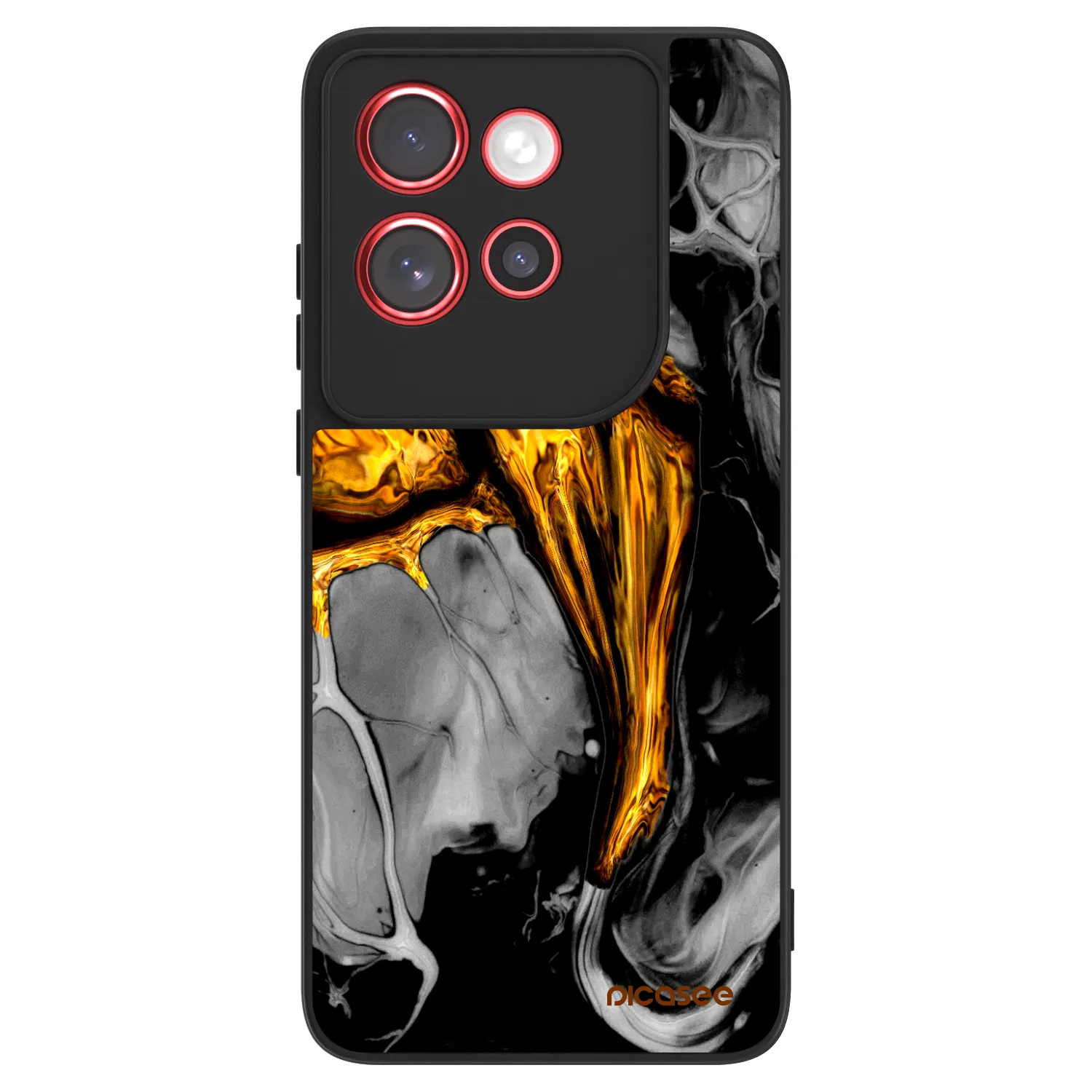 Picasee ULTIMATE CASE für Motorola Edge 60 Neo 5G - Black Gold