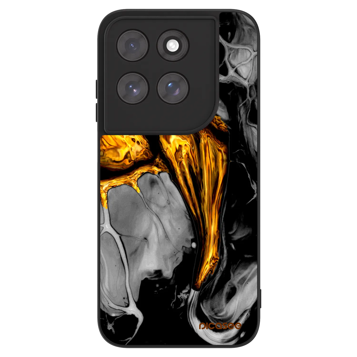 Picasee ULTIMATE CASE für Motorola Moto G77 - Black Gold