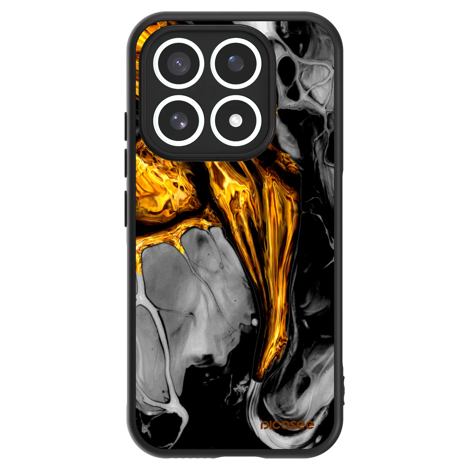 Picasee ULTIMATE CASE PowerShare für Xiaomi 17 - Black Gold