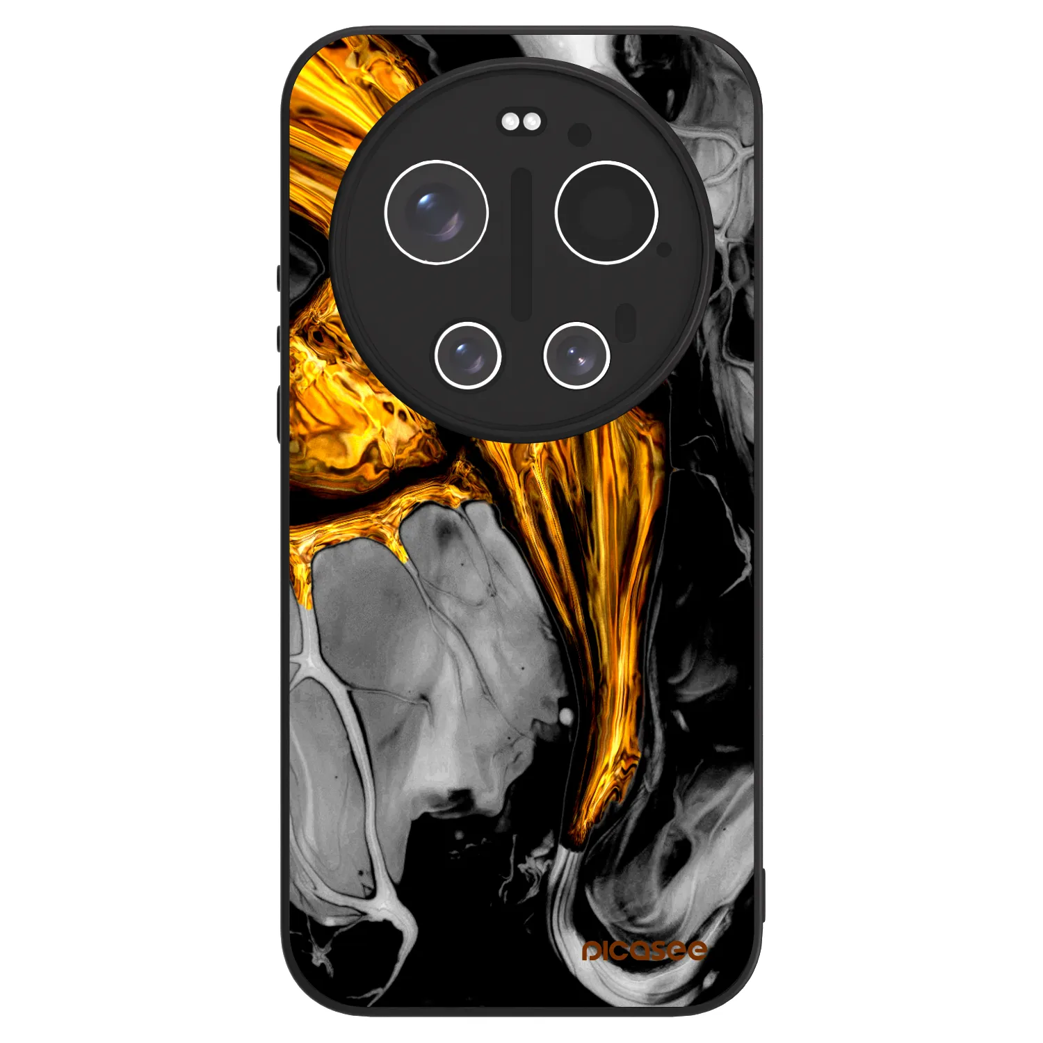 Picasee ULTIMATE CASE PowerShare für Xiaomi 17 Ultra - Black Gold