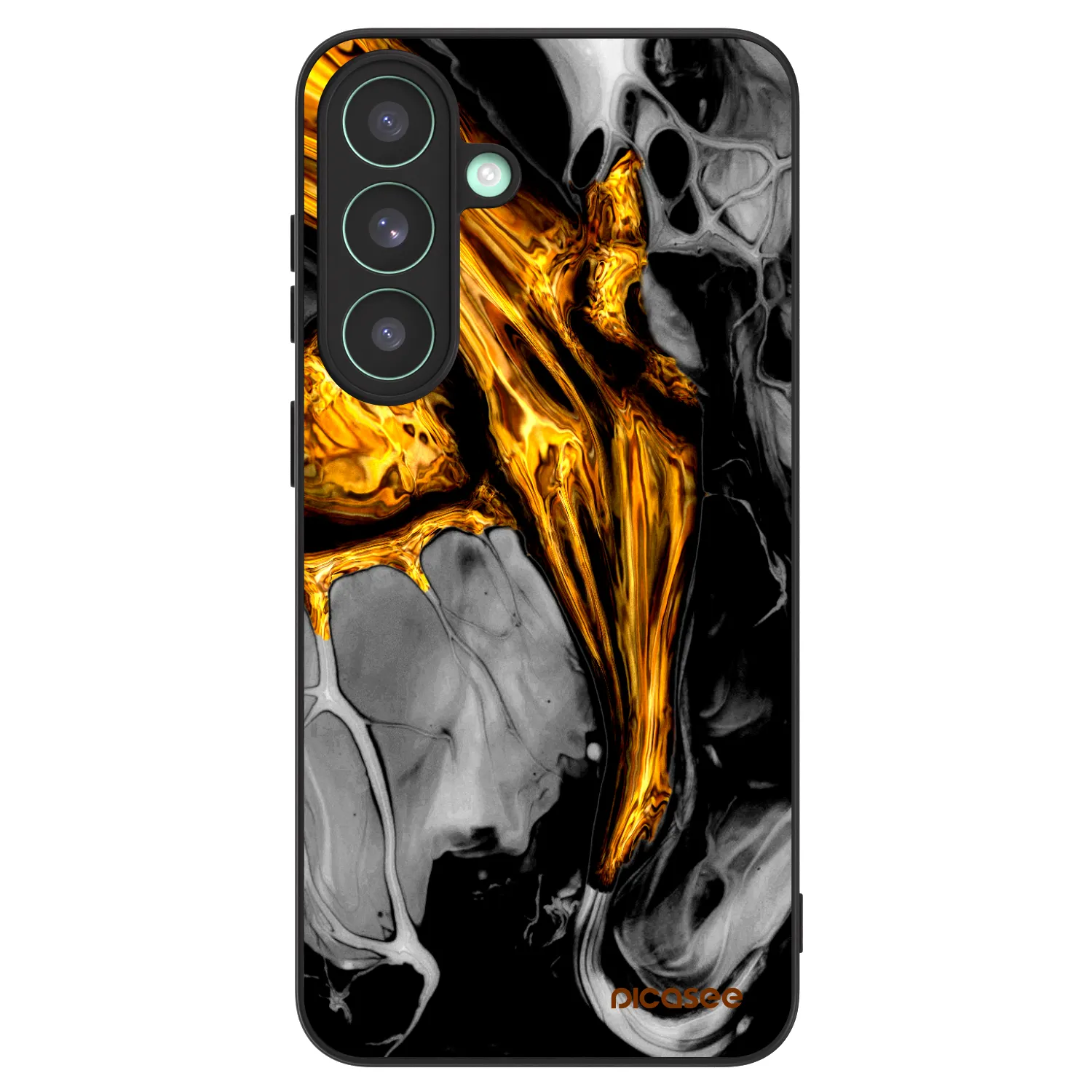 Picasee ULTIMATE CASE PowerShare für Samsung Galaxy S26 FE - Black Gold