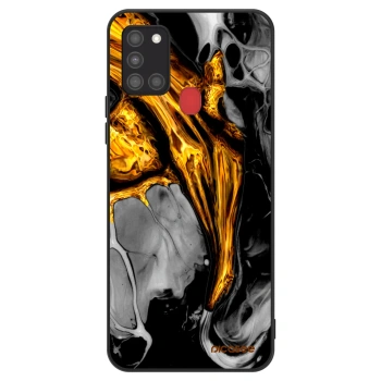 Hülle für Samsung Galaxy A21s - Black Gold