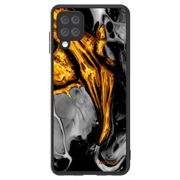 Picasee ULTIMATE CASE für Samsung Galaxy A12 A125F - Black Gold