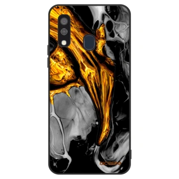Hülle für Samsung Galaxy A40 A405F - Black Gold