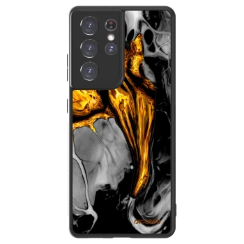 Hülle für Samsung Galaxy S21 Ultra 5G G998B - Black Gold