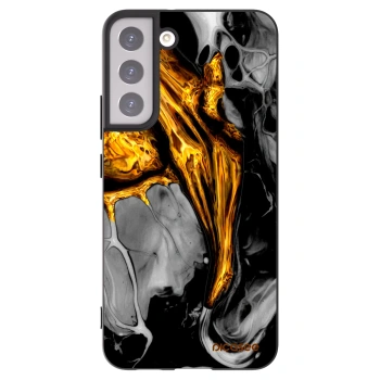 Picasee Samsung Galaxy S22+ 5G Hülle - Schwarzes Silikon - Black Gold