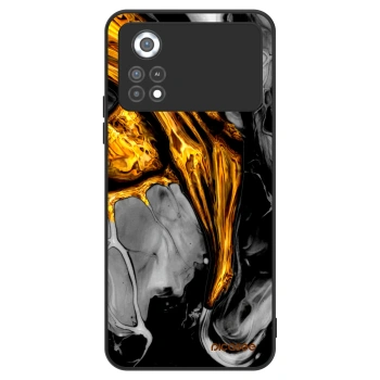 Hülle für Xiaomi Poco X4 Pro 5G - Black Gold