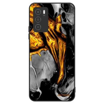 Hülle für OPPO A16s - Black Gold