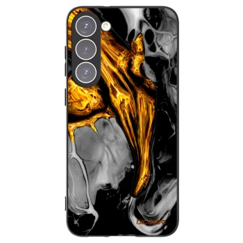 Picasee Samsung Galaxy S23+ 5G Hülle - Schwarzes Silikon - Black Gold
