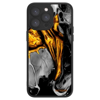 Picasee ULTIMATE CASE für Apple iPhone 15 Pro Max - Black Gold