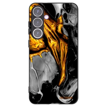 Picasee Samsung Galaxy S24+ S926B 5G Hülle - Schwarzes Silikon - Black Gold