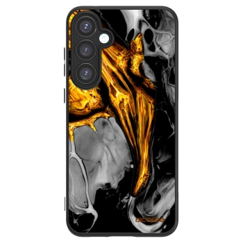 Picasee ULTIMATE CASE für Samsung Galaxy A55 5G A556B - Black Gold