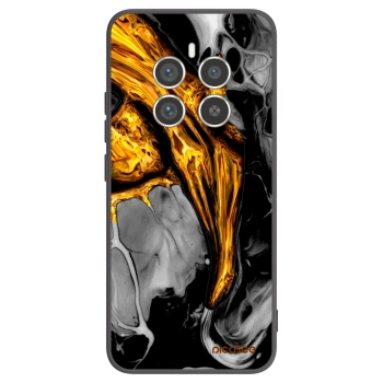 Picasee Realme 12 Pro 5G Hülle - Schwarzes Silikon - Black Gold