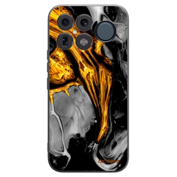 Picasee Xiaomi Poco F8 Ultra Hülle - Schwarzes Silikon - Black Gold