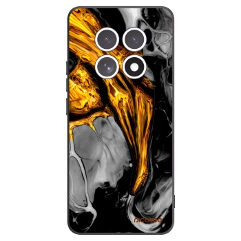 Picasee Xiaomi Redmi Note 15 5G Hülle - Schwarzes Silikon - Black Gold