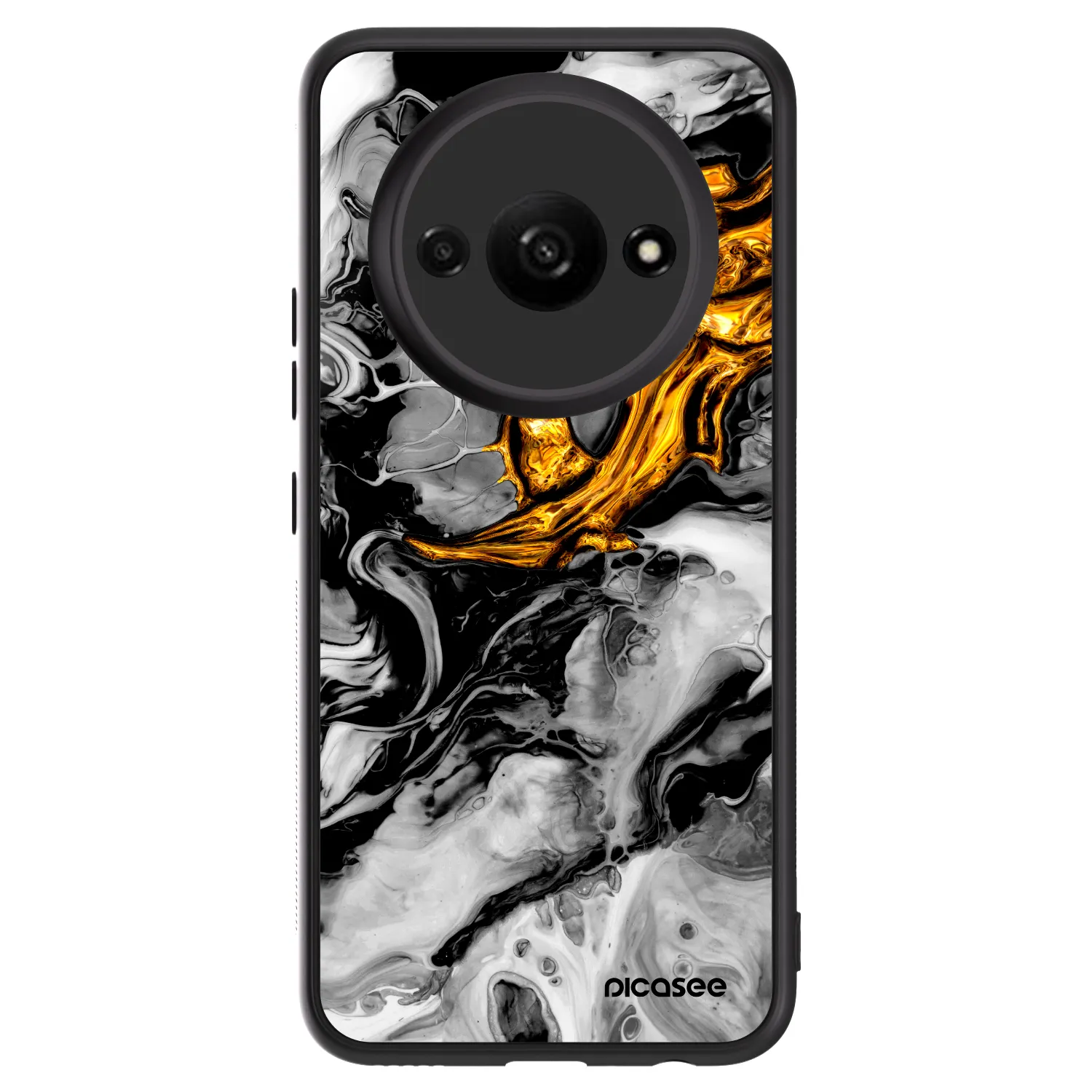 Picasee ULTIMATE CASE für Xiaomi Redmi A3 - Black Gold 2