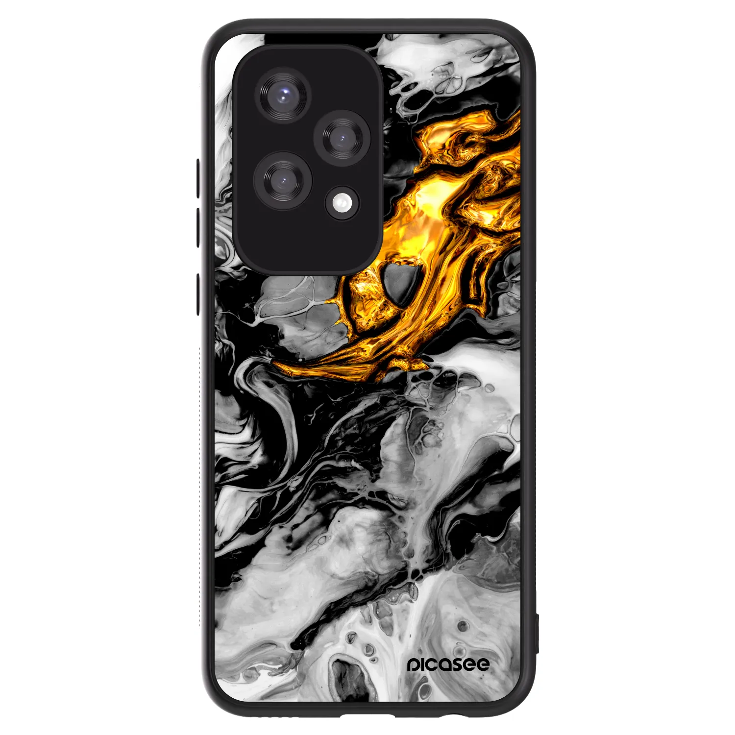 Picasee ULTIMATE CASE für Honor 200 Lite - Black Gold 2