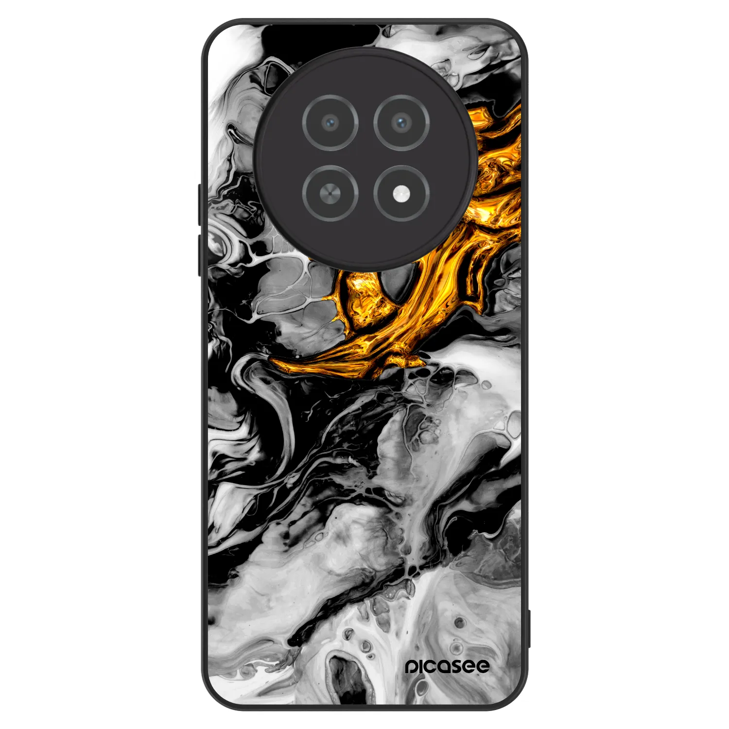 Picasee ULTIMATE CASE für Realme 12X - Black Gold 2