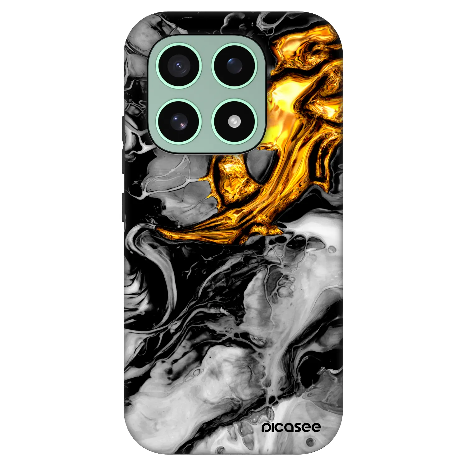 Picasee Fashion Case für Xiaomi 17 - Black Gold 2