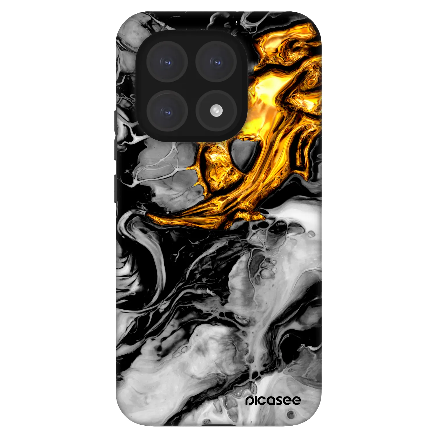 Picasee Fashion Case für Xiaomi 15T - Black Gold 2
