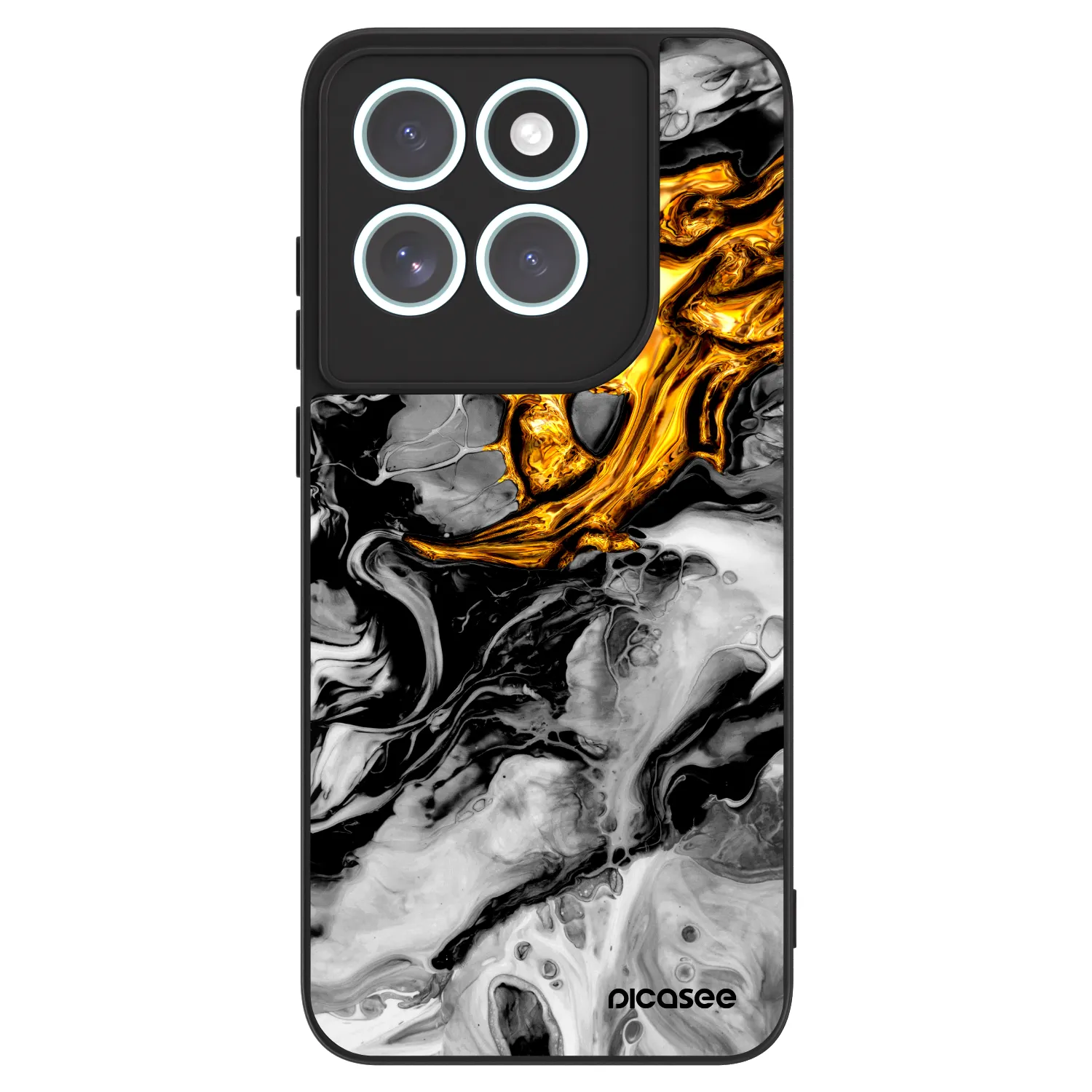 Picasee ULTIMATE CASE für Motorola Edge 70 Fusion - Black Gold 2