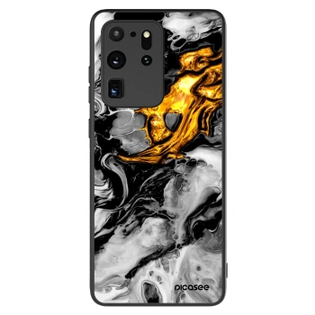 Hülle für Samsung Galaxy S20 Ultra 5G G988F - Black Gold 2