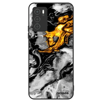 Hülle für OPPO A16s - Black Gold 2