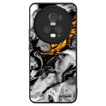 Hülle für Honor Magic5 Pro - Black Gold 2