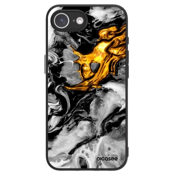 Picasee ULTIMATE CASE für Apple iPhone 16e - Black Gold 2
