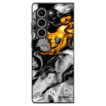 Hülle für Samsung Galaxy Z Fold5 5G - Black Gold 2
